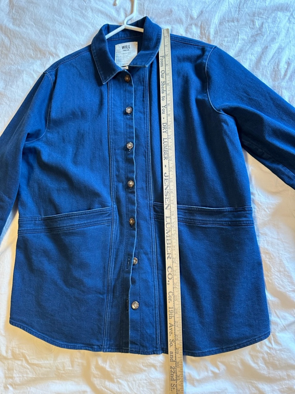 Sezane Will Denim Jacket L - Picture 5 of 5